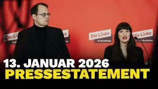 Pressekonferenz DIE LINKE im Bundestag | 13:45 Uhr am 13. Januar 2026