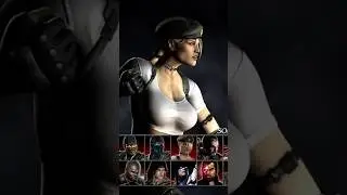All Sonya Blade Character Selections so far #mortalkombatgaming #mortalkombat11ultimate #mkx