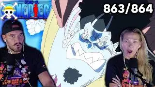 БОЛЬШАЯ МАМА НАПАДАЕТ НА САННИ?! | ВАН ПИС | 863 - 864 | Реакция и обсуждение