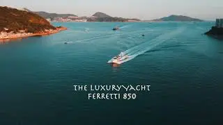 航拍豪華遊艇 Ferretti 850 - Drone Chase the Ferretti Yachts 