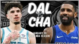 Dallas Mavericks vs Charlotte Hornets Full Game Highlights | Jan 20 | 2025 NBA Season