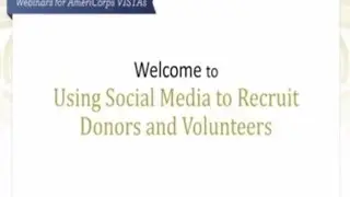Using Social Media to Recruit Donors and Volunteers