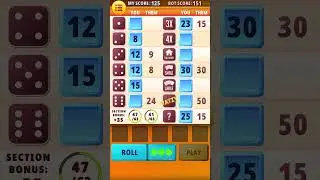 Yatzy Classic Gameplay #games #playbingo #yatzy #dice #dicegames #yahtzee #dicerollingfun #dicegame