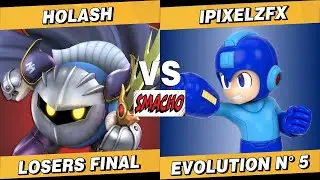 Holash (Meta Knight) vs iPixelZFx (Megaman) | Smacho New Evolution # 5 | Losers Final | 13-10-24