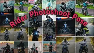 Rider Photoshoot Pose For Men / With KTM RC New Looking Photo Poses Bike  💯