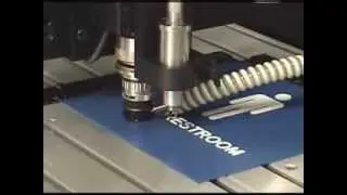 How to make an ADA Braille Sign with Vision's Automatic Raster TM Braille Inserter