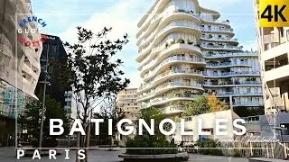 PARIS 17th District Walk 4K🇫🇷 Square des Batignolles➜ Parc Clichy Batignolles Martin Luther King