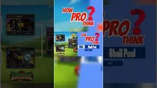 How PRO🤓 Player think in 8ball Pool