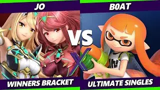 S@X 550 - jo (Pyra Mythra) Vs. B0at (Inkling) Smash Ultimate - SSBU