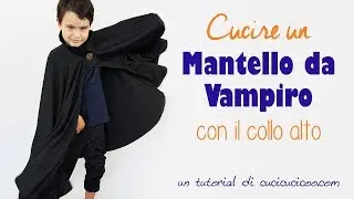Tutorial per realizzare un mantello da vampiro &ndash; facile da cucire per Halloween