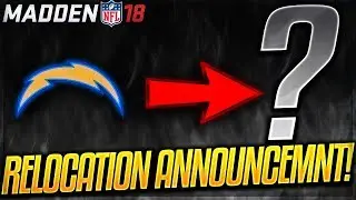 RELOCATION FRANCHISE REVEALED! | MADDEN 18 RELOCATION FRANCHISE MODE