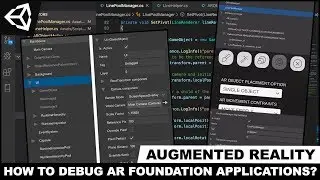 Unity3d with AR Foundation - How To Debug AR Foundation With RunTime Hierarchy And Inspector?