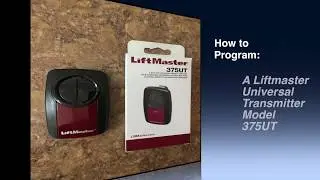 Programming a Universal Remote to Genie Intellicode