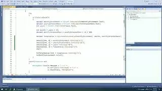 Murach C# Exercise 8-2 Use a rectangular array