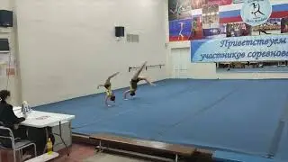 ЖП 3 спортивный разряд, Безродная Дарина - Дзотова Каталея, КРОО ФСА, Балансовое упражнение