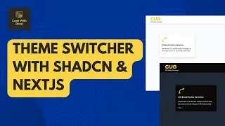 How to add Dark and Light Theme in NextJS with Shadcn UI | NextJS Tutorial