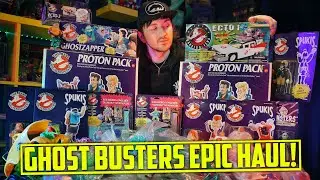 All this was found in an attic?! Epic Kenner Ghostbusters retro holy grail haul unboxing & reaction!