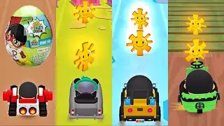 Tag with Ryan - Micro Mecha vs Spy Car vs Orange Suv vs Ghost Ship - Run Gameplay