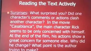 ACT Reading Comprehension/ Part Two