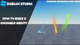 How to make Holdable Abilities in Roblox! [Kamehameha] (Roblox Studio Scripting Tutorial 2024)