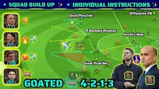 DEADLY 4-2-1-3 ☠️👉🔥 Best Long Ball Counter Formation In eFootball 2026 🥵 | Quick Counter New Tactics