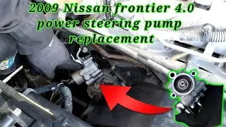 2009 Nissan Frontier: How to Change the Power Steering Pump (Power Steering Pump Replacement)