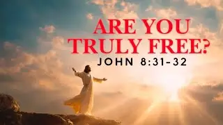 Are You Truly Free? What Jesus Meant in John 8:31-32 Devotional! #bibledevotionals 