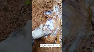 Un gros filon ⚒️ #amethyste #auvergne #mine #mineraux