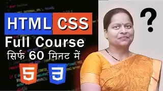 HTML & CSS Tutorial in 60 Minutes 🔥 | Full Web Development Crash Course for Beginners