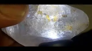 Stones containing diamonds and mercury