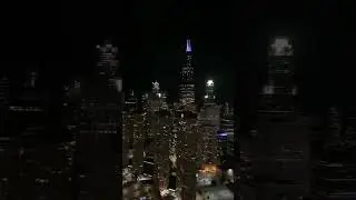 Chicago rooftops hit different at night #urbex #rooftops #chicagorooftop #chicago #shorts #viral