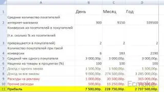 Бизнес план. Расчет доходов и расходов интернет магазина