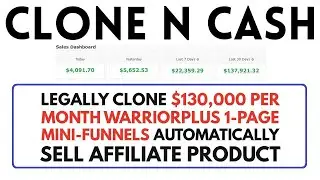 Clone N Cash Review Bonus - Legally Steal W+ 1-Page Mini-Funnel For Traffic, Leads & Aff Commissions