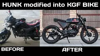 HERO HONDA HUNK modified into KGF BIKE | ROCKY BIKE KGF | HUNK MODIFIED