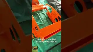 factory direct sales low price China river bank radio controlled robotic remote control mower