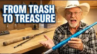 Dumpster Diving Fishing Rod | Custom Paint Rebuild