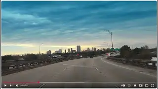 Approaching NEW ORLEANS, Louisiana.  Skyline Views. TRAVEL.Nick123.com