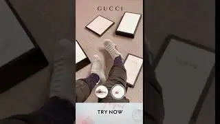 Gucci Snapchat Ad try before you buy AR