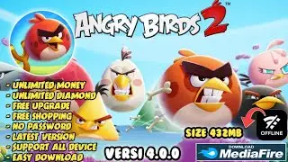 Download Angry Bird 2 Mod Unlimited Diamond Terbaru Versi 4.0.0 No Password Work 💯%