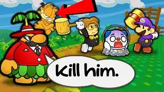 5 Nimrods Try to Beat Paper Mario Together (this time with Garfield)