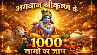 श्रीकृष्ण नाम जप – 1000 नामों का अद्भुत संगम 🌸1000 Names of Lord Krishna | श्रीकृष्ण के पावन नाम | 