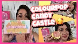 Colourpop Candy Castle/ New Launch with Cheek Shock too!/ Review and Try on with Colourpop Shadows!