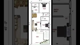 100Guj home_#naksa #map #20x45 #house #drawing #architecture #interior #home #map #aarcadestudio