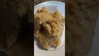 Oatmeal fufu and Ogbolo soup