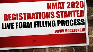 NMAT 2020 Registrations Started || Live Form Filling Process || Must Watch