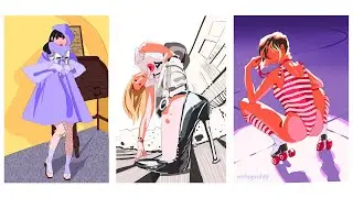 [LIVE] pushing more fast n quick illustrations | drawing illustrations 7e