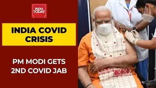 PM Gets Second Vaccine Dose At AIIMS Delhi; PM To Meet With Chief Ministers Amid Coronavirus Crisis
