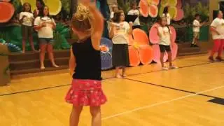 AlexaJade dancing at Christ Temple VBS weird anima