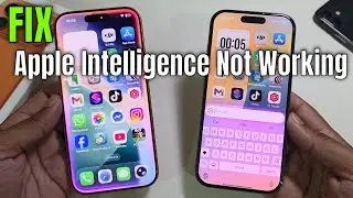 Apple Intelligence не работает на iPhone 17 Pro/Max? Включить Apple Intelligence?