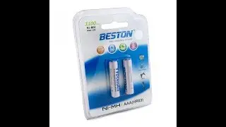 Аккумулятор Beston AAA 1100 mAh Ni-MH видео отзыв Allbattery